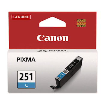 Image for Canon Cli-251 Chromalife100+ Ink 304 Page-Yield Cyan from HD Supply