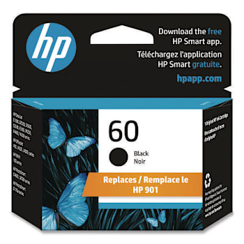 Image for HP 60 Black Original Ink Cartridge from HD Supply