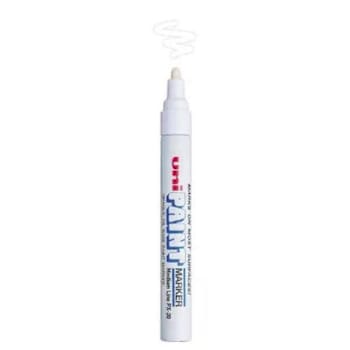 Image for Uni-Paint Permanent Marker Medium Bullet Tip White from HD Supply