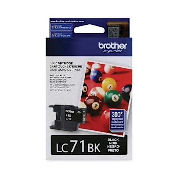 Brother Lc71bk Innobella Ink 300 Page-Yield Black