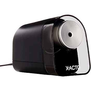 X-Acto Xlr Electric Pencil Sharpener Ac-Power 3.5x5.5x4.5 Black/Silver/Smoke