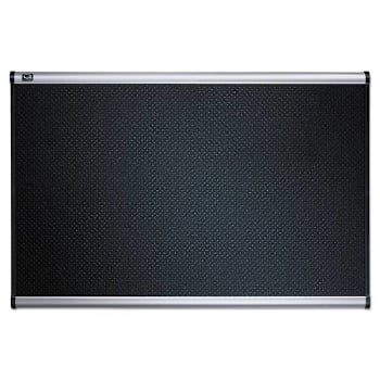 Image for Quartet Prestige Black Emboss Foam Bulletin Board 48x36" Silver Aluminum/Plastic from HD Supply