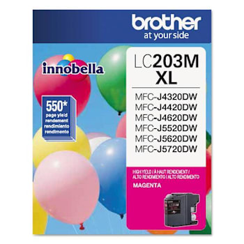 Image for Brother Lc203m Innobella High-Yield Ink 550 Page-Yield Magenta from HD Supply