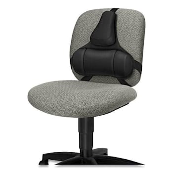 Fellowes Professional Series Back Support W/Microban Protection 15x2x14.5 Black