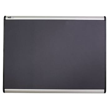 Image for Quartet Prestige Plus Magnetic Fabric Bulletin Boards 72x48" Gray-Satin Aluminum from HD Supply