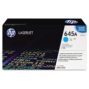 Image for HP 645a Cyan Original Laserjet Toner Cartridge from HD Supply