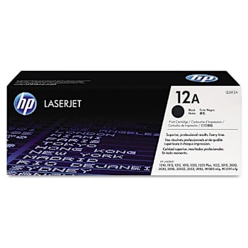Image for HP 12a Black Original Laserjet Toner Cartridge from HD Supply