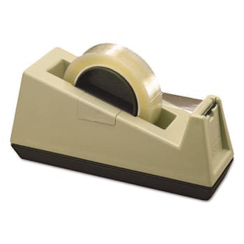 Image for Scotch Heavy-Duty Weighted Desktop Tape Dispenser 3" Core Plastic Putty/Brown from HD Supply
