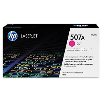 Image for HP 507a Magenta Original Laserjet Toner Cartridge from HD Supply