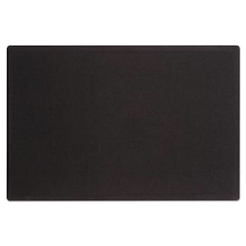 Quartet Oval Office Fabric Board 48"X36" Black Surface
