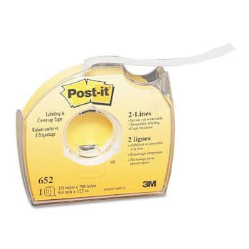 Brother Labeling And Cover-Up Tape Non-Refillable Clear Applicator 0.33" X 700"