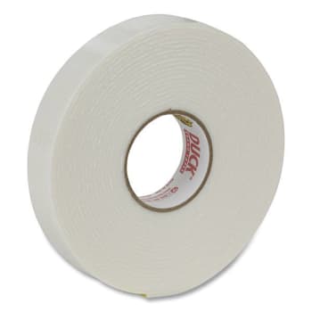 Image for Duck Double-Stick Foam Mounting Tape Permanent 0.75" X 15 Ft White from HD Supply