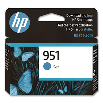 Image for HP 951 Cyan Original Ink Cartridge from HD Supply