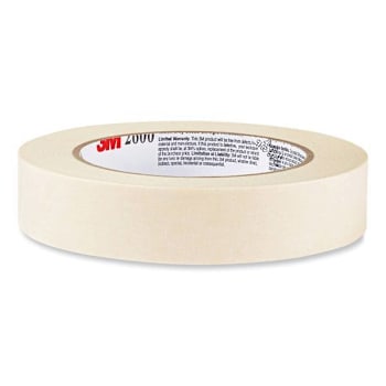 Economy Masking Tape, 3" Core, 0.94" X 60.1 Yds, Tan
