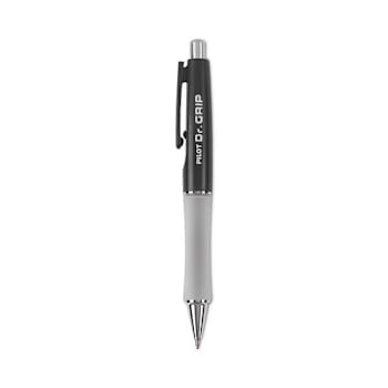 Image for Pilot Dr. Grip Ballpoint Pen Retractable Medium 1 Mm Black Ink Black Barrel from HD Supply