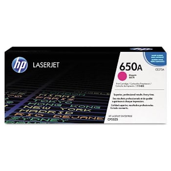 Image for HP 650a Magenta Original Laserjet Toner Cartridge from HD Supply