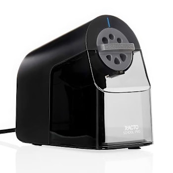 X-Acto School PRO Electric Pencil Sharpener Ac-Power 4x7.5x7.5 Black/Gray/Smoke