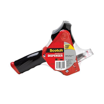 Image for Scotch Pistol Grip Packaging Tape Dispensr 3" Core For Rolls Up To 2"X60 Yds Red from HD Supply