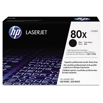 Image for HP 80x High-Yield Black Original Laserjet Toner Cartridge from HD Supply