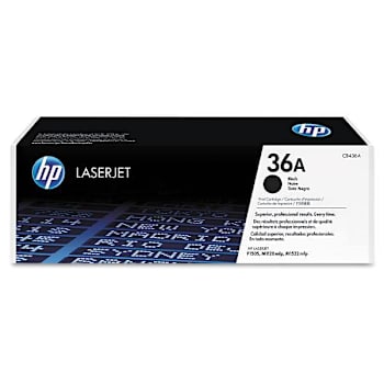 Image for HP 36a Black Original Laserjet Toner Cartridge from HD Supply