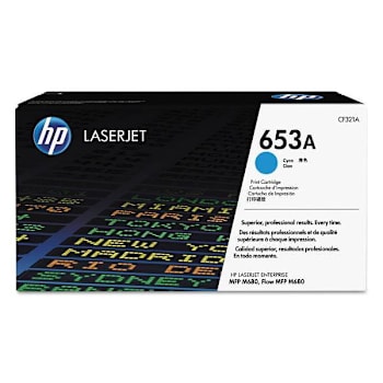Image for HP 653a Cyan Original Laserjet Toner Cartridge from HD Supply