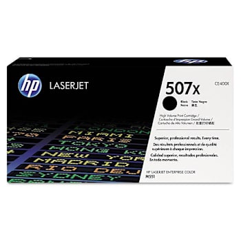 Image for HP 507x High-Yield Black Original Laserjet Toner Cartridge from HD Supply