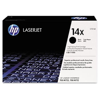 Image for HP 14x High-Yield Black Original Laserjet Toner Cartridge from HD Supply