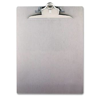 Image for Saunders Recycled Aluminum Clipboard-High Clip 1" Clip 8.5x11 Sheets Silver from HD Supply