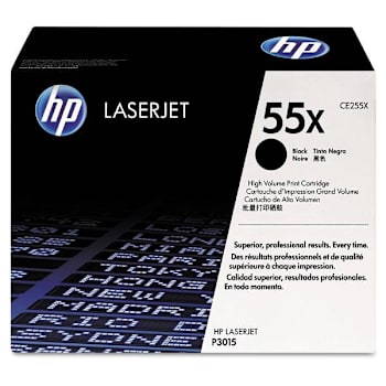 Image for HP 55x High-Yield Black Original Laserjet Toner Cartridge from HD Supply