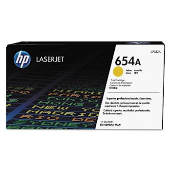 HP 654a Yellow Original Laserjet Toner Cartridge