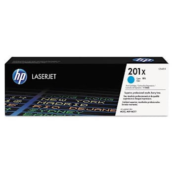 Image for HP 201x High-Yield Cyan Original Laserjet Toner Cartridge from HD Supply