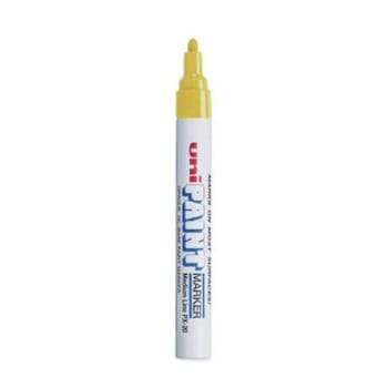 Image for Uni-Paint Permanent Marker Medium Bullet Tip Yellow from HD Supply