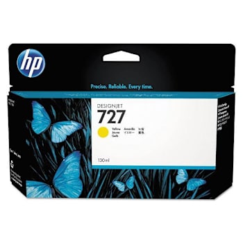 Image for HP 727 B3p21a Yellow Original Ink Cartridge from HD Supply