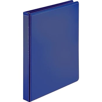 Business Source 1" Binder 225 Sheet Capacity D Ring Navy