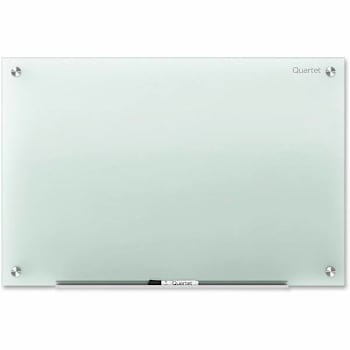 Quartet Infinity Dry Erase Whiteboard 96"X48" Tempered Glass Frameless Frost