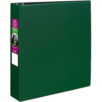 Avery Durahinge 2" Binder 500 Sheet Capacity D Ring Green