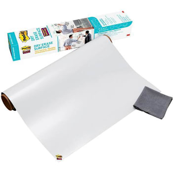 Image for Post-It Super Sticky Dry Erase Surface Film 36"X24" Includes Cleaning Cloth from HD Supply