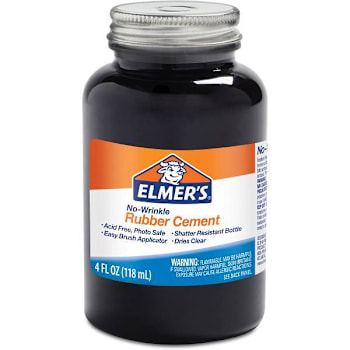 Image for Elmers No Wrinkle Rubber Cement 4 Oz from HD Supply