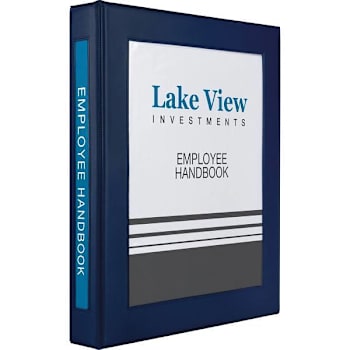Avery Framed 1" View Binder 275 Sheet Capacity D Ring Navy
