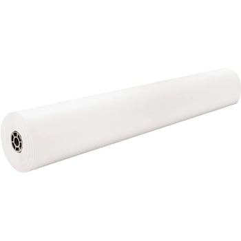 Pacon Rainbow Duo-Finish Kraft Paper Lightweight 36"X1000' White 1 Roll
