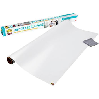 Image for Post-It Super Sticky Dry Erase Surface Film 72"X48" Includes Cleaning Cloth from HD Supply