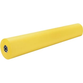 Pacon Rainbow Duo-Finish Kraft Paper Lightweight 36"X1000' Yellow 1 Roll