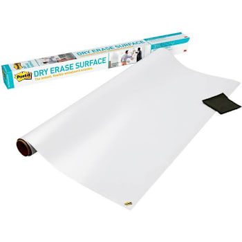 Image for Post-It Super Sticky Dry Erase Surface Film 48"X36" Includes Cleaning Cloth from HD Supply