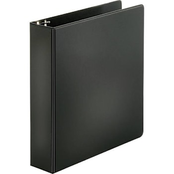Image for Business Source 2" Binder 475 Sheet Capacity Round Ring Black from HD Supply