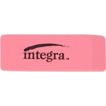 Integra Beveled Edge Erasers 2"X0.8"X0.4" Pink