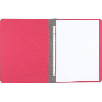 Acco Letter Sized Pressboard Report Cover With Tyvek Hinge 3" Capacity Red