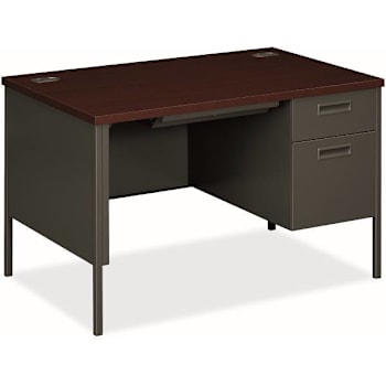 Image for Hon Metro Classic Pedestal Desk 48"X30"X29.5" Charcoal from HD Supply