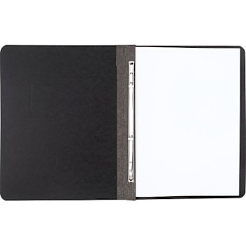 Acco Letter Sized Pressboard Report Cover With Tyvek Hinge 3" Capacity Black