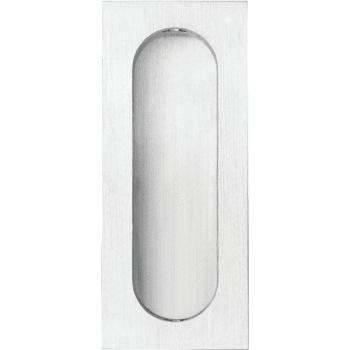 Image for Rockwood 1.32 in Brass Cast Flush Pull (Satin Chrome) from HD Supply