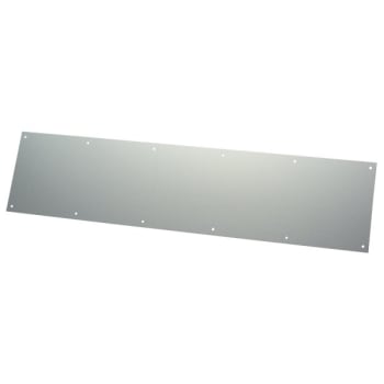 Image for Rockwood 34 X 10 In Brass Rectangular Kick Plate (Bright Chrome) from HD Supply
